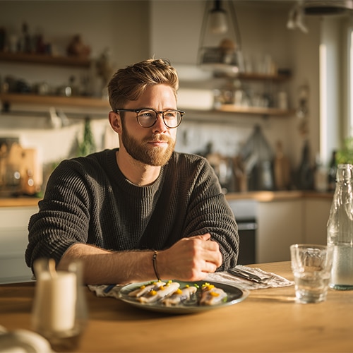 Cibo e umore: perché il pesce fa bene anche alla mente.
