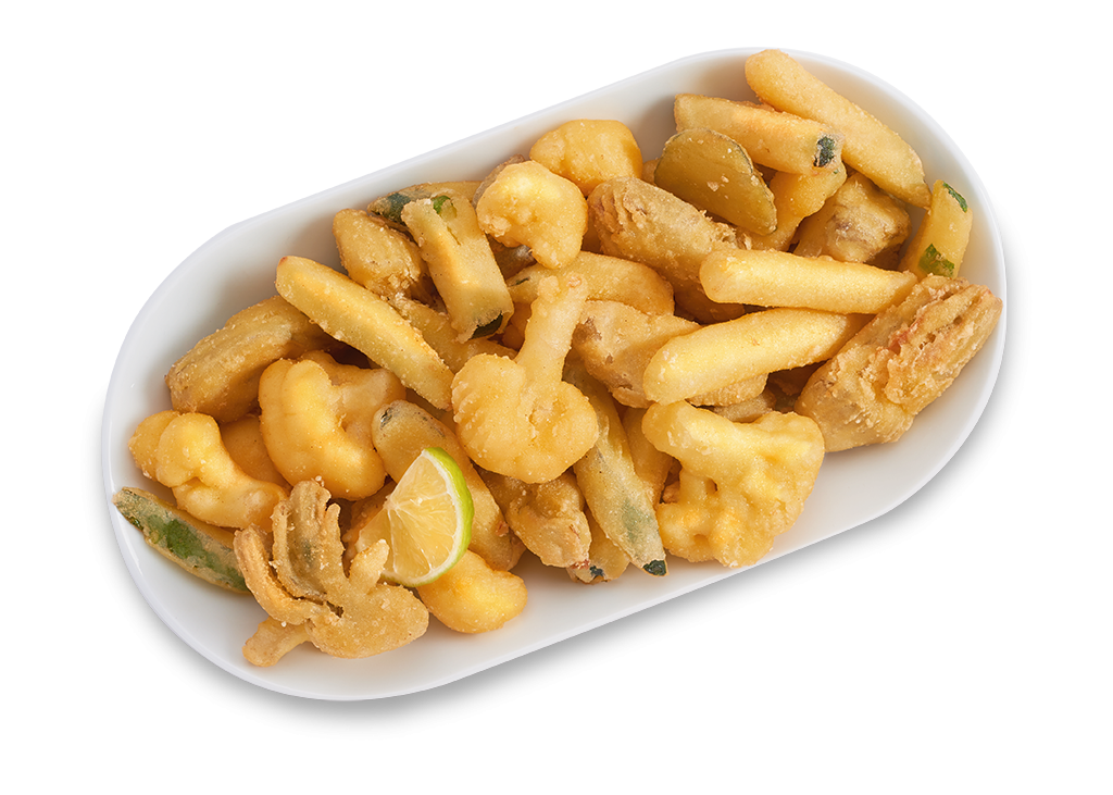 Fritto misto pastellato di verdure A4