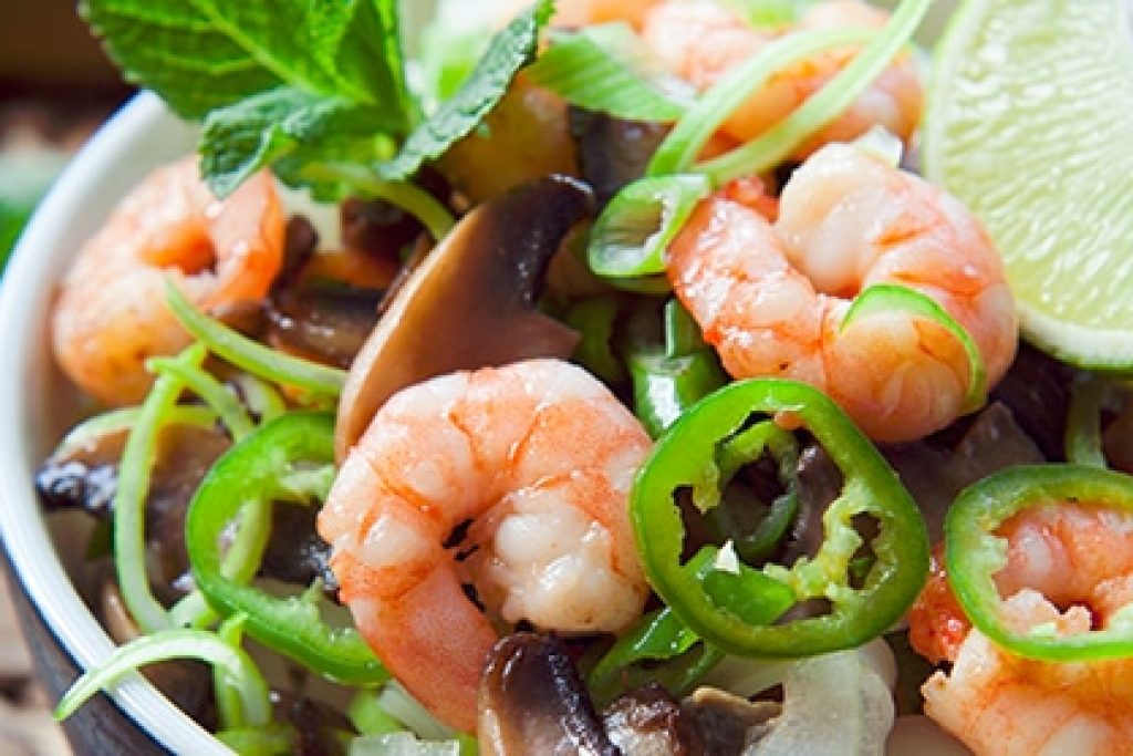 Insalata-di-Gamberi-al-profumo-di-menta