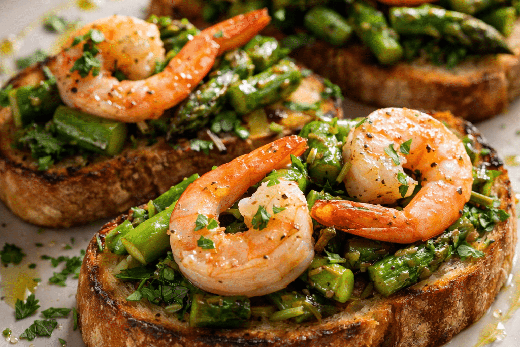 bruschhetta_gamberi_easparagi