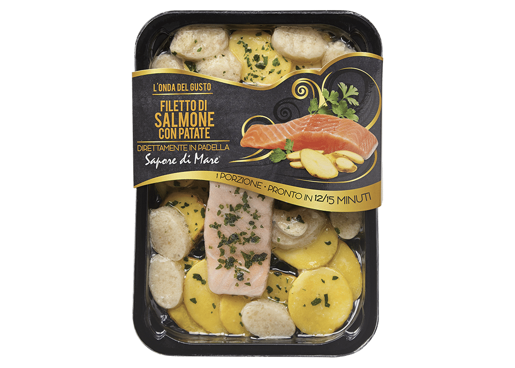 filetto di salmone con patate