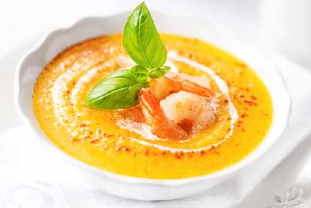 vellutata_zucca_gamberoni_saporedimare